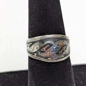 Ussr  Soviet silver ring